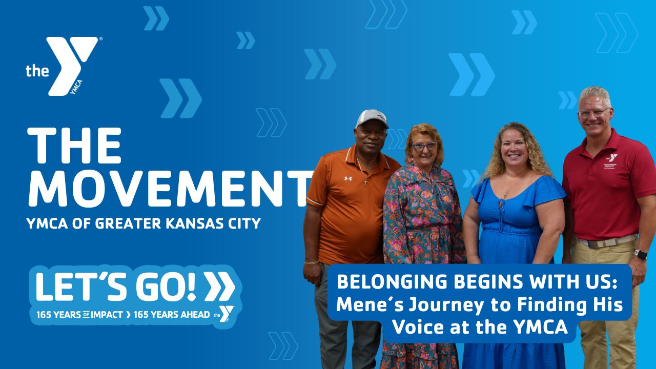 the movement, YMCA of Greater Kansas City, Belonging begins with us: Mene's Journey to Finding His Voice at the YMCA YouTube thumbnail for The Movement Podcast episode 6
